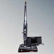 A Bosch 18v cordless electric stick vac together with panasonic DAB music centre,