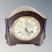 A 1930s Smiths Bakelite mantel clock.
