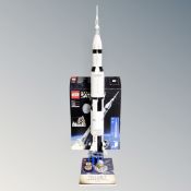 A Lego Ideas 21309 Nasa Apollo Saturn V with box and instructions