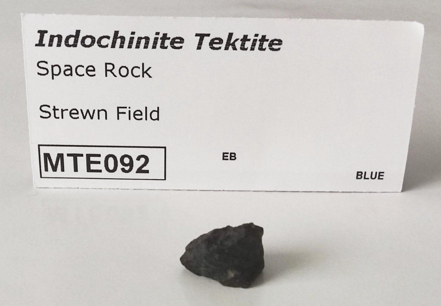 A piece of Indochinite Tektite - Space rock. - Image 2 of 2