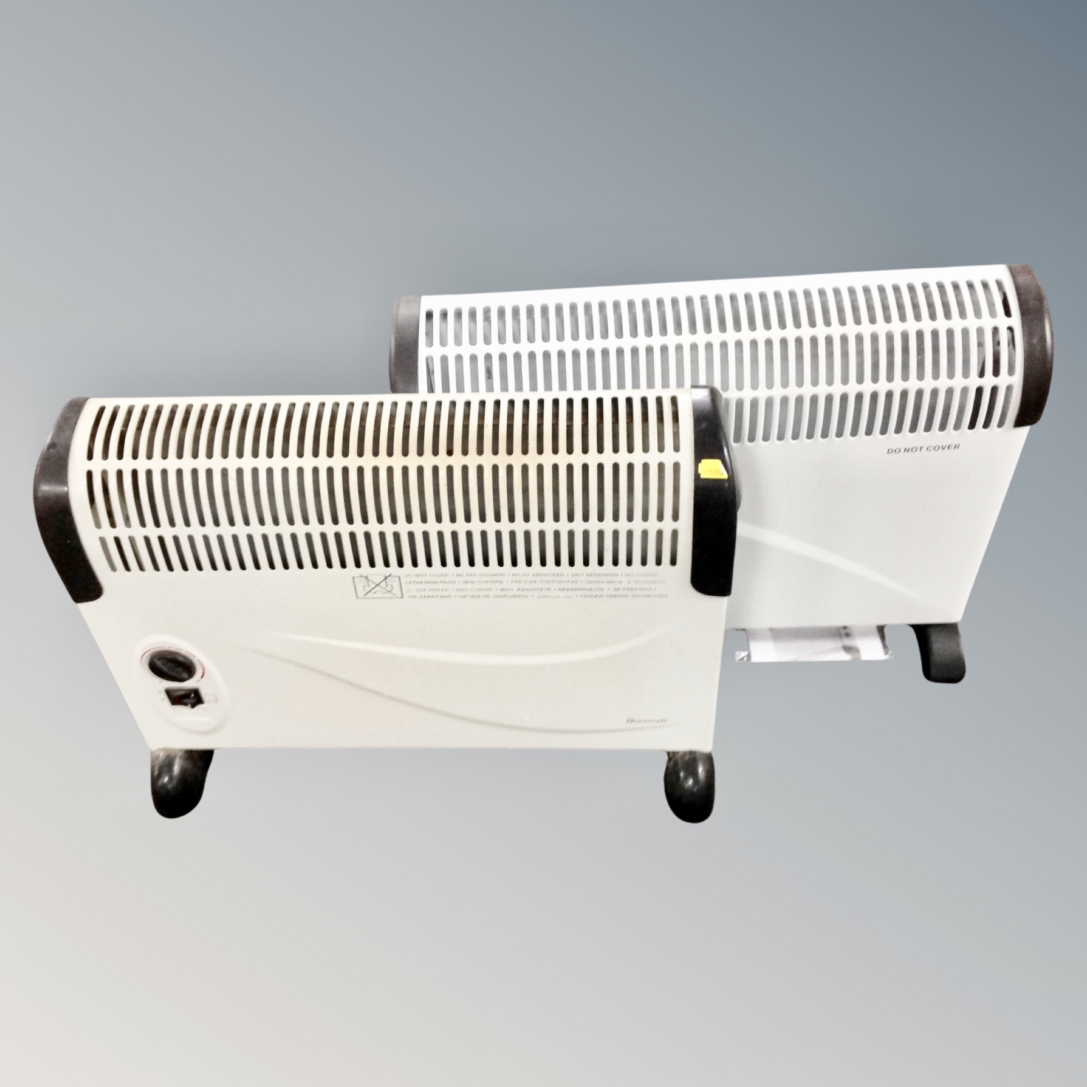 Two convector heaters