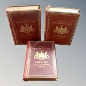 A set of three late 19th century volumes - The history of Newcastle and Gateshead in 16th century