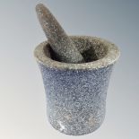 A pestle and mortar