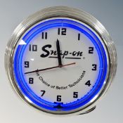 A Snap-on The Choice of Better Technicians electric wall clock