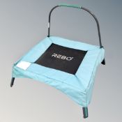 A Rebo fitness trampoline