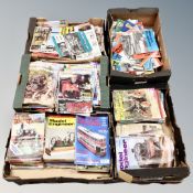 A pallet of five boxes of model engineer magazines