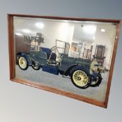 A 20th century Napier picture mirror