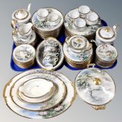 An extensive 20th century Oriental eggshell tea and dinner service