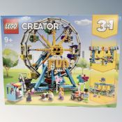 A Lego Creator 31119 Three-in-one Fun Fair, sealed as new.