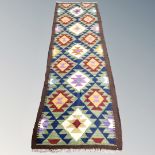 A Maimana kilim runner 208 cm x 66 cm