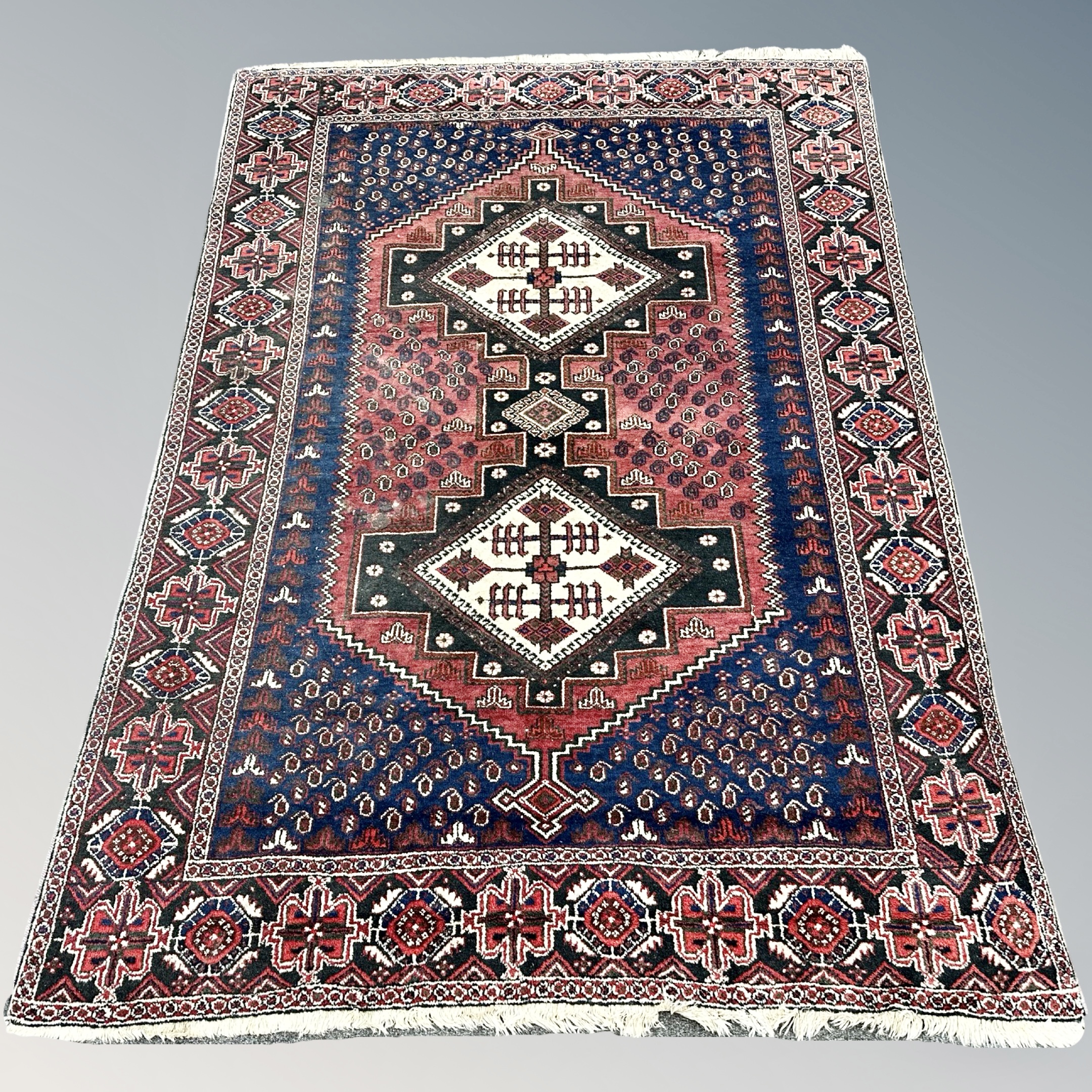 An Afshar rug, South-West Iran,