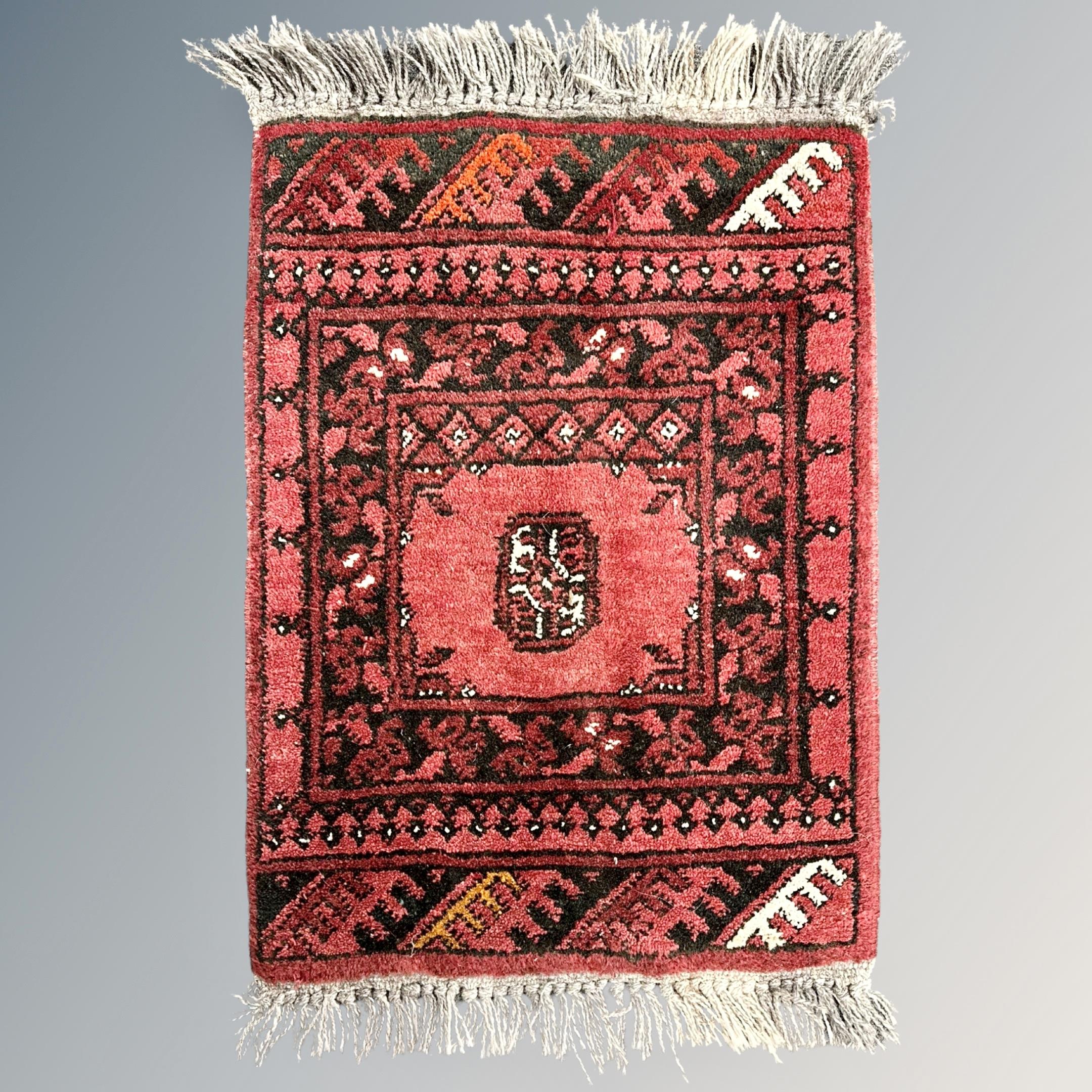 A small Bokhara rug, Afghanistan,