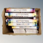 A box of twenty nine lion and fourteen eagle paint by numbers sets, boxed.