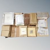 Twelve boxes of Fotolijst and Xenos picture frames (new)