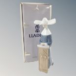 A Lladro figure - Meditation, boxed.