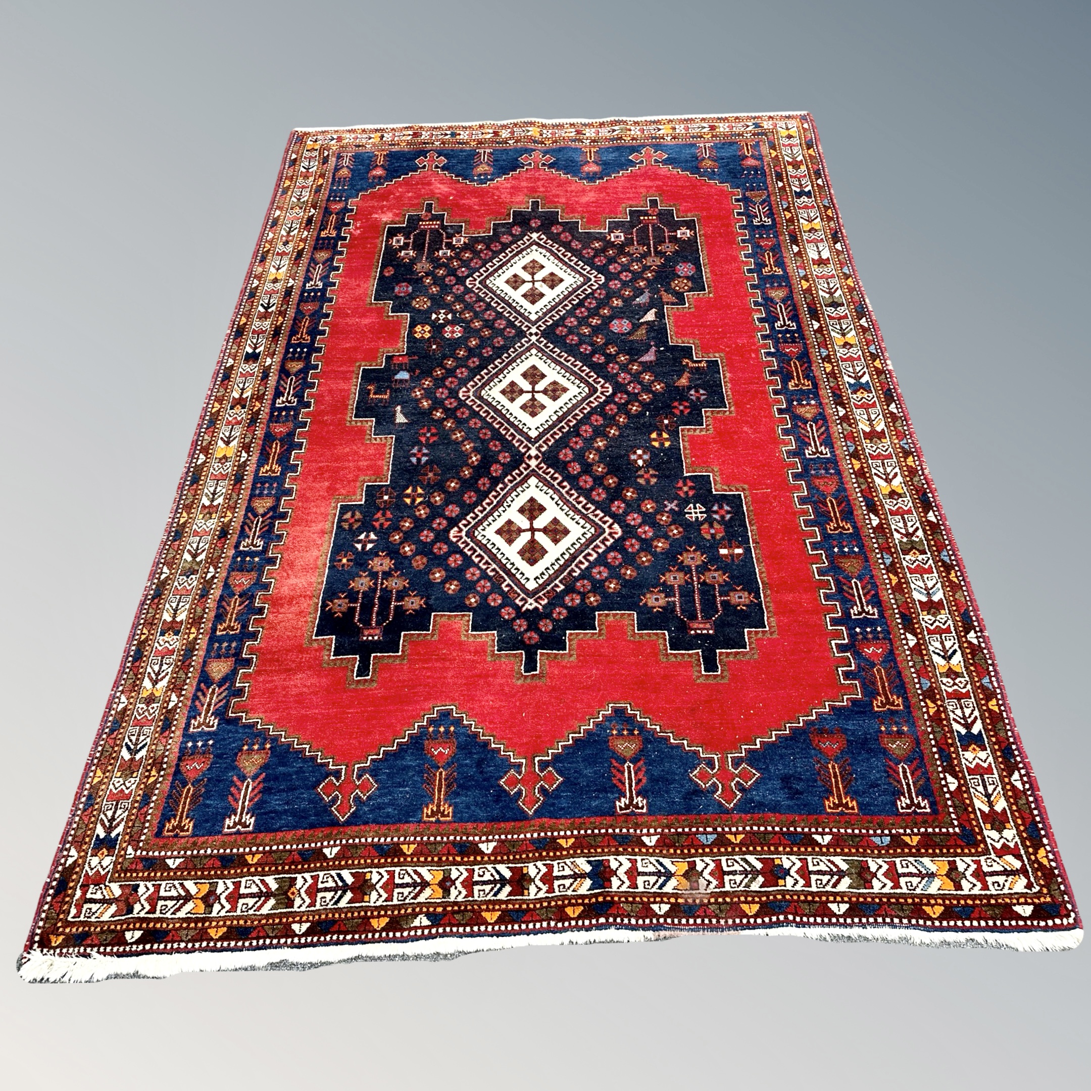 An Afshar rug, South-West Iran,