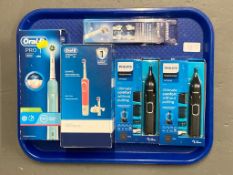 Two Philips Nosetrimmer NT5000, Oral-B V