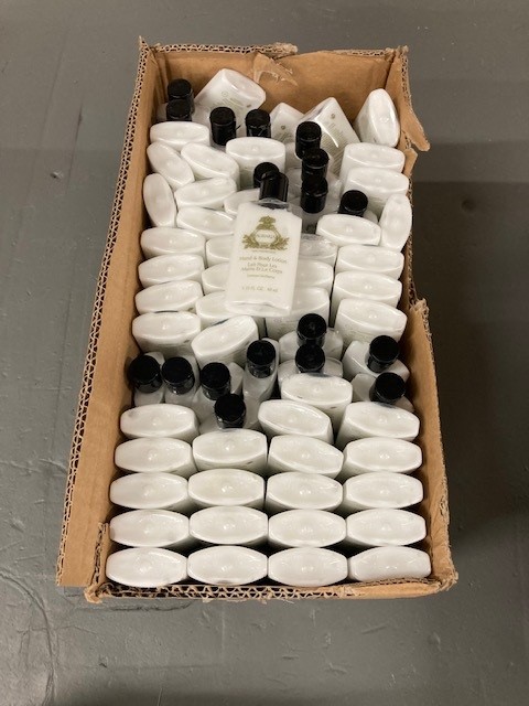 Approximately 140 hand body lotions 40 m