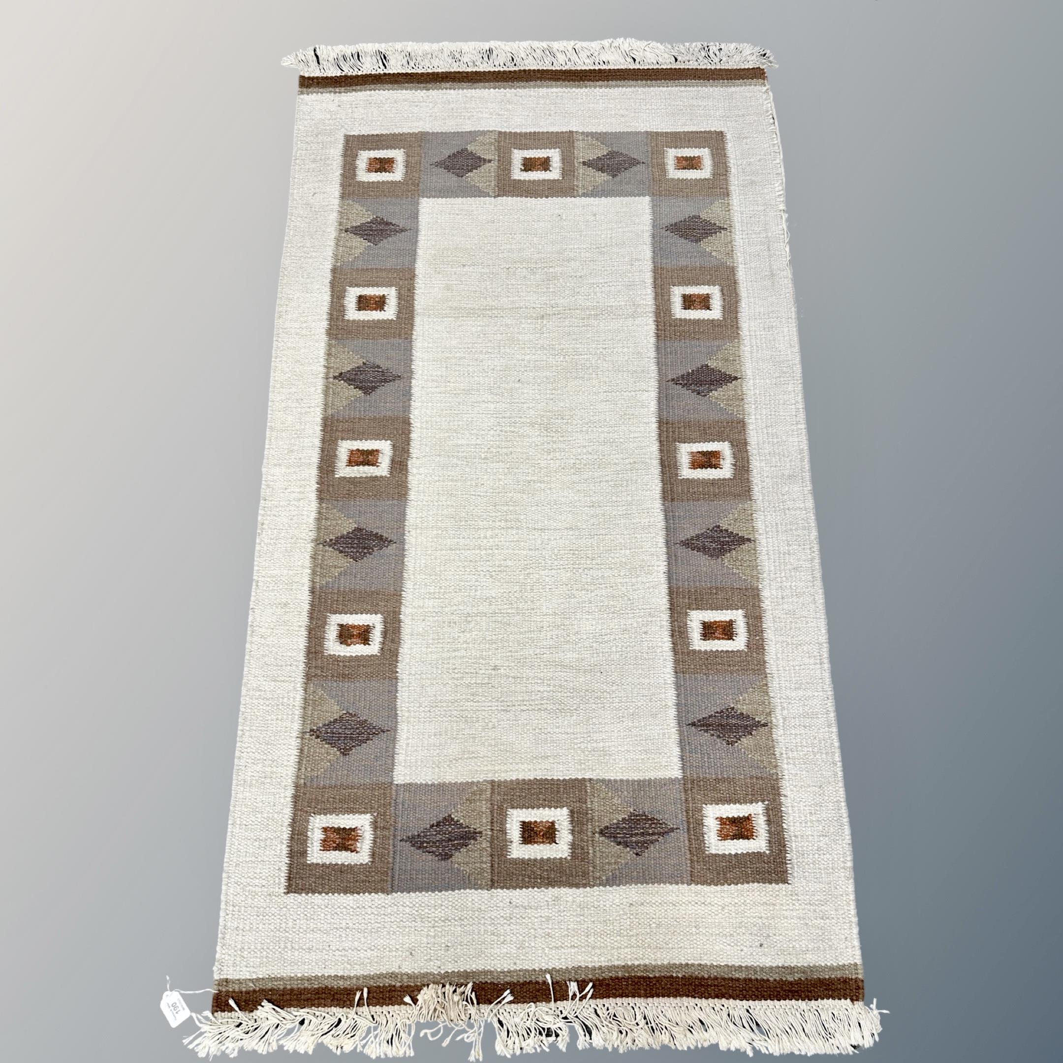 An eastern flatweave kilim,