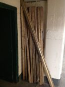 A quantity of Wickes redwood pine architrave.