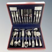 A Viners Parish collection stainless steel canteen of cutlery.