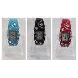 New lady's diamante crystal watches.