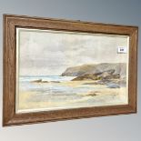 G. V. R. (Early 20th century) Coastal landscape, watercolour, signed and dated 09, 37cm by 24cm.