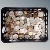 A large quantity of British pre-decimal coins.
