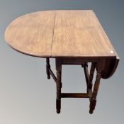 A 20th century gateleg table