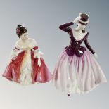 Two Royal Doulton figures,