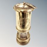 A Berwood Engineering Company Type SL miner's lamp.