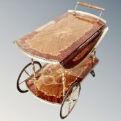 An Italian style two tier drinks wagon.