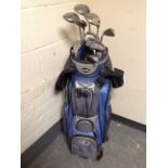 A Longridge golf bag with Calloway drivers and Ping Eye 2 irons.