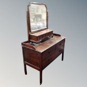 A Victorian mirrored dressing table