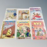 Six vintage adult-themed comics, Mr Natural, XYZ comics,