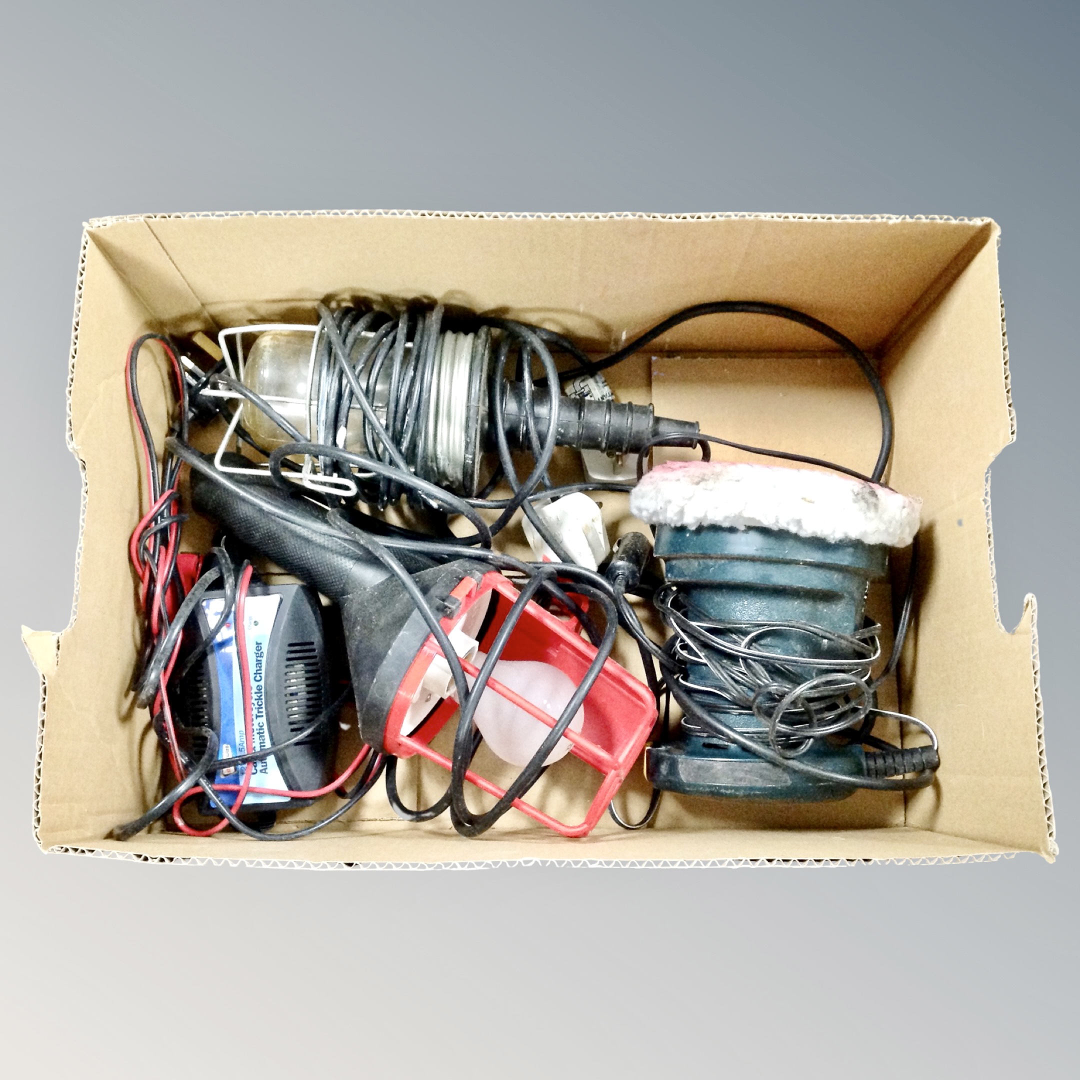 A box of two inspection lights,