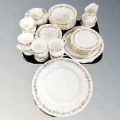 Approximately fifty five pieces of Royal Albert Paragon Belinda tea and dinner china