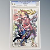 Marvel Comics The Amazing Spider-Man Double-Sized 500th Issue, CGC Universal Grade 9.8, slabbed.