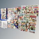 A quantity of vintage Marvel comics to include The Man Thing, Fear, Tigra The Were-Woman,