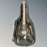 A Vintage electric guitar in carry bag.