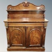 A Victorian mahogany chiffonier