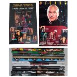 A collection of posters to include Star Trek (Door posters), Rolling Stone, Call of duty.