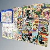 A quantity of vintage Marvel and DC comics to include the Avengers, Bomba the Jungle Boy,