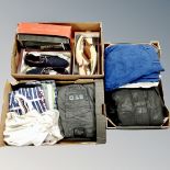 A quantity of clothing, gentleman's shoes,