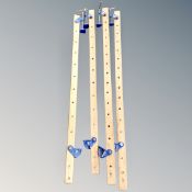 Four Marples M130 sash clamps.