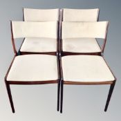 Four 20th century dining room chairs