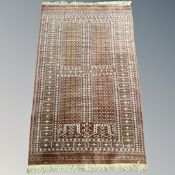 An Afghan prayer rug 154 cm x 92 cm