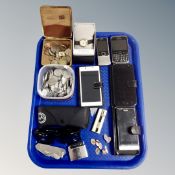 A tray containing assorted mobile phones to include Blackberry, Nokia, Samsung and Sony,