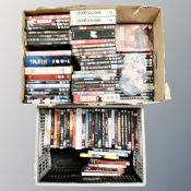 A large quantity of DVDs and box sets.
