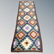 A Maimana kilim runner 208 cm x 66 cm